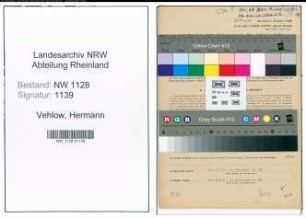 Entnazifizierung Hermann Vehlow , geb. 08.05.1911 (Polizist)