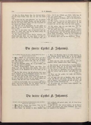 Die zweite Epistel S. Johannis.