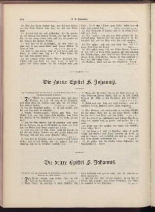 Die zweite Epistel S. Johannis.