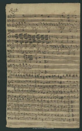 Recit[ativo]: So sei getrost in Gott gelassenes Herze
