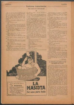 Fenómenos trascendentales : Una sesión de clarividencia. - II