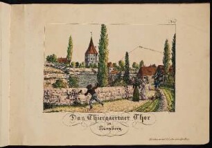 Das Thiergaertner Thor zu Nürnberg. - Tiergärtnertor, Nürnberg