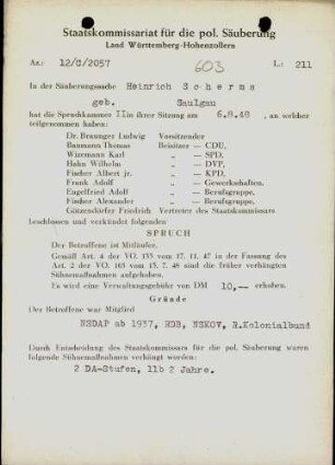 Scherms, Heinrich