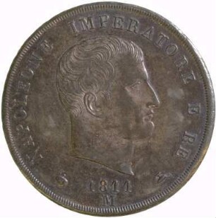 Münze, 5 Lire, 1811