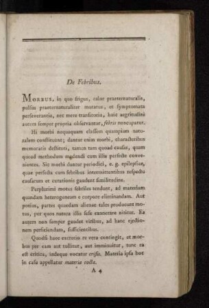 De Febribus.