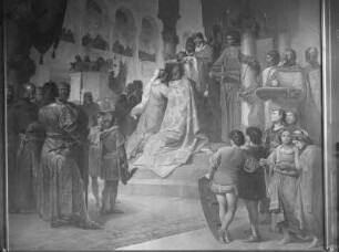 "Vaterländische Geschichtsgalerie": Krönung Ludwig des Bayern im Jahre 1328