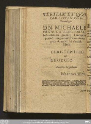 Tertiam Et Quartam Partem Primi Gnomologici