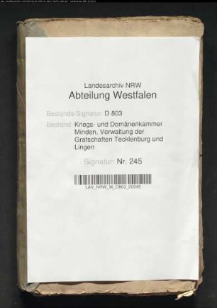 Administration der Lingenschen Domänen