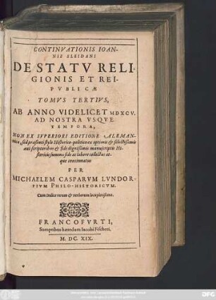 3: Ab Anno Videlicet MDXVC. Ad Nostra Usque Tempora