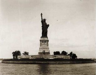 New York Bedloe's Island. Die Freiheitsstatue