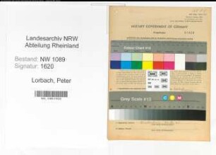 Entnazifizierung Peter Lorbach , geb. 18.02.1912 (Unterbrandmeister)