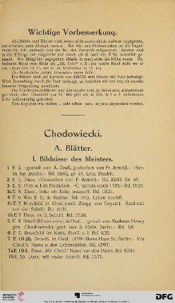 Chodowiecki (Nr. 1 - 931)