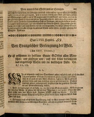 205-222, Das LVIII. Capitel