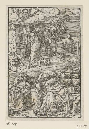 Gebet am Ölberg, Blatt 1 der Folge "Leiden Christi"