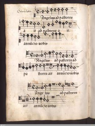 Orlandus Lassus : Angelus ad pastores ait