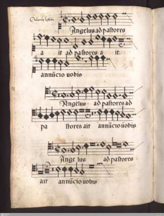 Orlandus Lassus : Angelus ad pastores ait