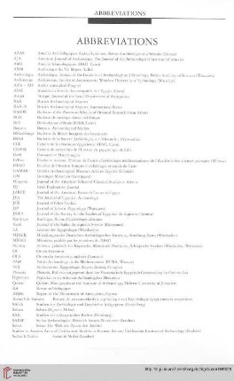 Abbreviations