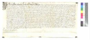 Lehenbrief des Klosters Wiblingen über einen Hof zu Wiblingen