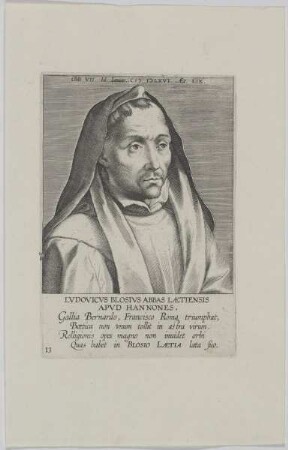 Bildnis des Lvdovicvs Blosivs