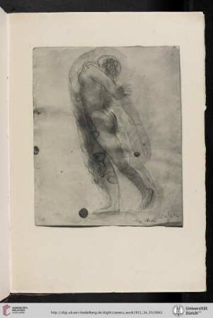 [Auguste Rodin, II. Photogravure of Drawing, photogravure from the original drawing