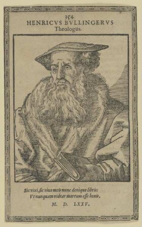 Bildnis des Heinrich Bullinger