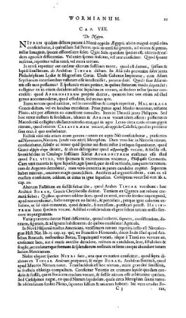 Cap. VIII. De Nitro