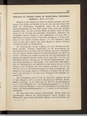 Erstürmung der feindlichen Gräben am Bovelle-Plateau (Unternehmen "Westfalen")
