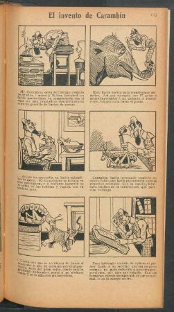 El invento de Carambín - [Cómic]
