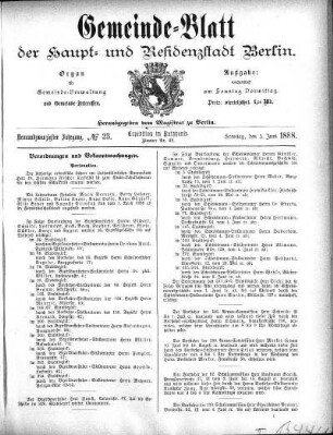 1888,23: No. 23, 3. Juni 1888