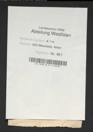 Altenrüthen: Kapitel ./. Severin