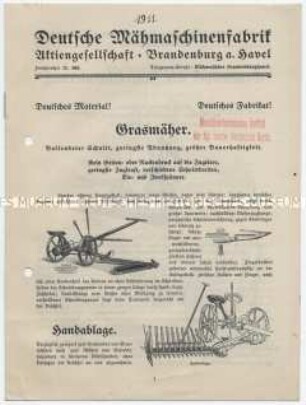Mähmaschinen
