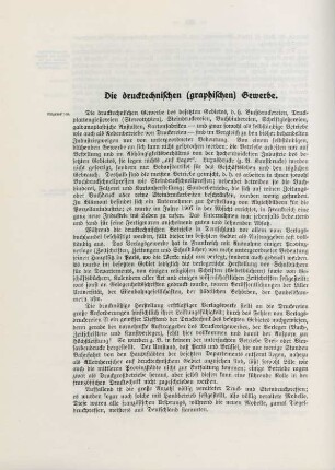 Die drucktechnischen (graphischen) Gewerbe