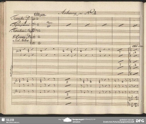 Terzetto e Chor (tr, timp, trb, cor)