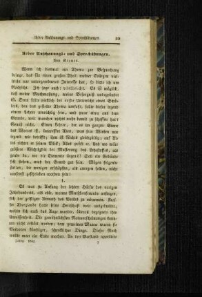 Ueber Anschauungs- und Sprechübungen