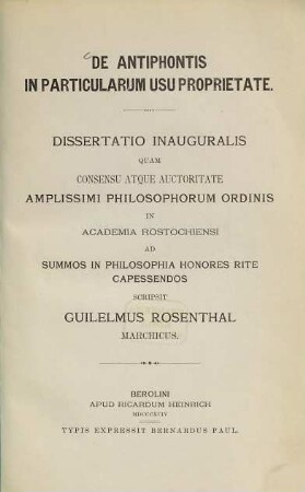 De Antiphontis in particularum usu proprietate