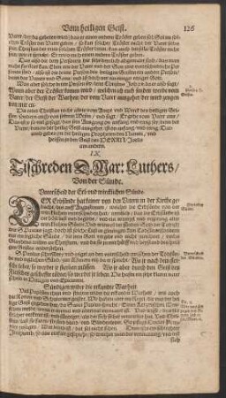 IX. Tischreden D. Mar: Luthers/ Von der Sünde.