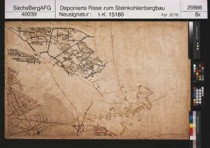 Hänichener Steinkohlenbauverein, Grubenbaue (1. Quadrant, Platte a) (mit Nachbringungen)