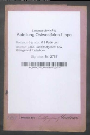 Erblasser: Claes, Katharina:
