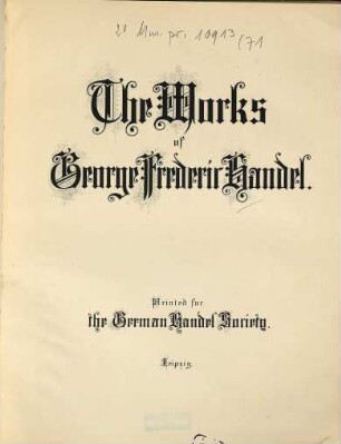 Georg Friedrich Händel's Werke, Band 71. Scipione : opera