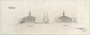 Gsaenger, Gustav; Reutte / Tirol (Österreich); Schule - Nord- u. Südseite (Ansichten)