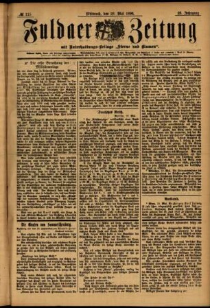 Ausgabe vom Mittwoch, den 20. Mai 1896.