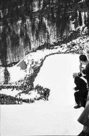 Feldberg: Internationales Feldberg-Skispringen; Sprungbahn von oben