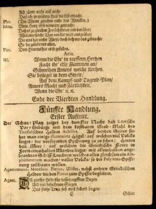 Fünffte Handlung