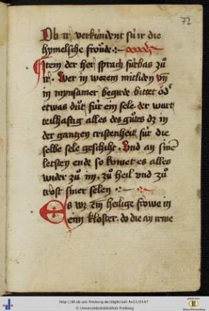 [72r - 73r] Exempel von 4 Tugenden.