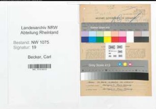 Entnazifizierung Carl Becker , geb. 11.06.1903 (Ingenieur)