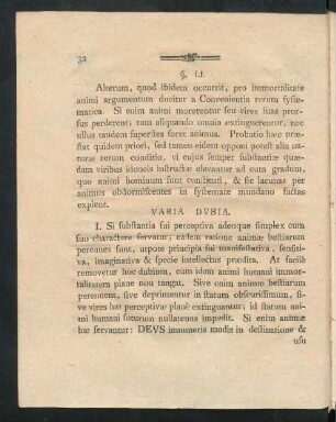 Varia Dubia