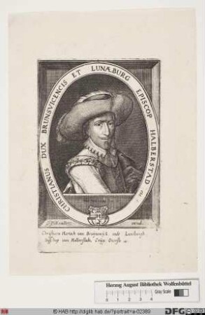 Bildnis Christian d. J., Herzog zu Braunschweig-Lüneburg und L.