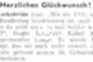 Herzlichen Glückwunsch!