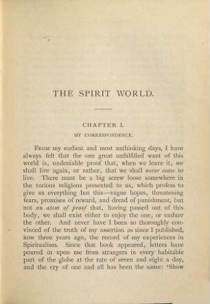 The spirit world