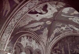 Petrus im Gefängnis (Südkappe), Martyrium des heiligen Stephanus (Westkappe)